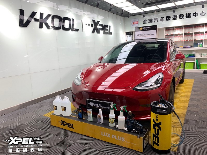 特斯拉Model3 装贴XPEL隐形车衣（莆田小鸭XPEL旗舰店）